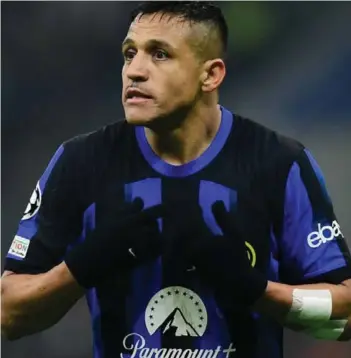  ?? ?? ► Alexis Sánchez, delantero del Inter de Milán y la Selección Chilena.