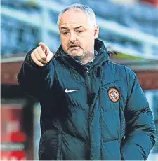  ??  ?? Dundee United manager Ray McKinnon.