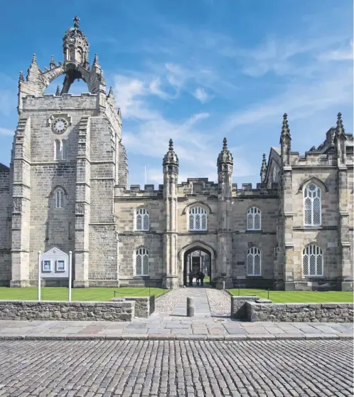  ?? ?? Aberdeen University complained about the quality of internatio­nal students being recruited by Study Group