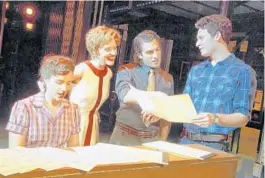  ?? JOAN MARCUS ?? The touring show “Beautiful: The Carole King Musical” returns to Orlando in May. Pictured is the original Broadway cast of Jessie Mueller, Anika Larson, Jarrod Spector and Jake Epstein.