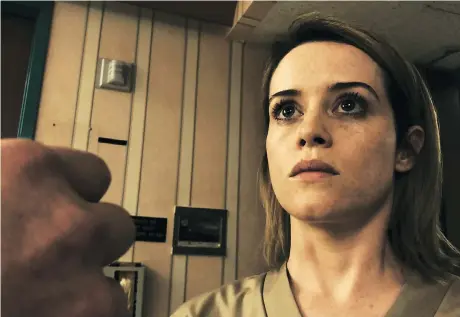  ?? BLEECKER STREET ?? Claire Foy is on the run from a stalker ex-boyfriend in Unsane, a movie that blurs the line between crazy true and truly crazy.