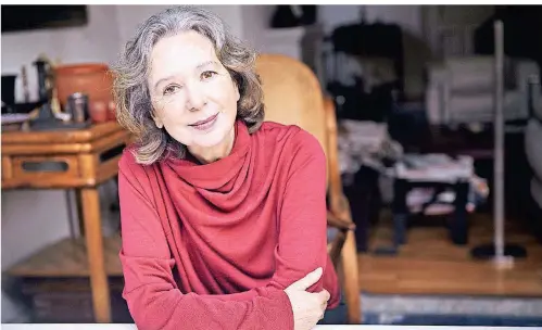  ?? FOTO: JULIA BRAUN ?? Die in Hamburg lebende Schriftste­llerin Ulla Hahn wird am 30. April 75 Jahre alt.
