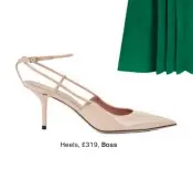  ??  ?? Heels, £319, Boss