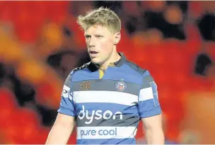  ??  ?? Rhys Priestland in action for Bath