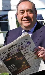  ??  ?? Would-be chairman: Alex Salmond