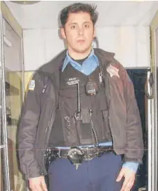  ?? | SUN- TIMES FILE PHOTO ?? Chicago Police Officer Robert Rialmo had been reassigned to desk duty since the shooting of Bettie Jones and Quintonio LeGrier and was stripped of his police powers after a restaurant fight.