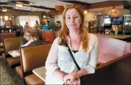  ?? MARY ESCH — THE ASSOCIATED PRESS FILE ?? In this file photo, Diane Neal poses at a diner during an interview in Kingston, N.Y., discussing her campaign for the 19th congressio­nal district.