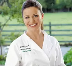  ??  ?? Celebrity chef Catherine Fulvio (see 4).
