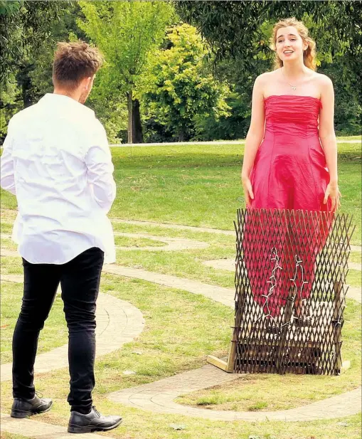  ??  ?? A scene from last year’s open-air production of Romeo and Juliet at the University of Kent