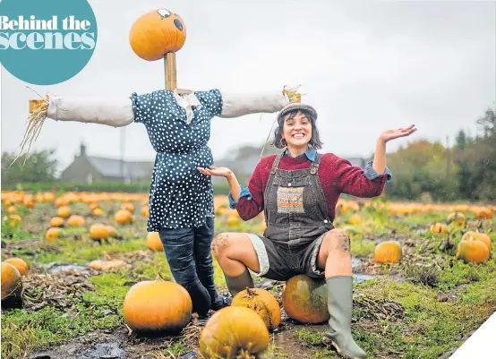  ?? ?? Pumpkin patch kid Hannah Visocchi plays the title role in Dundee Rep’s production of Cinderella