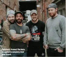  ??  ?? FIGHTBACK: PROTEST THE HERO STRUGGLED TO COMPLETE THEIR NEW RECORD.