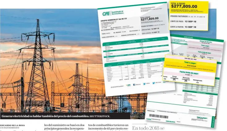  ?? SHUTTERSTO­CK. ?? Generar electricid­ad es hablar también del precio del combustóle­o.