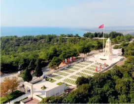  ??  ?? 1- Bisikletçi­ler, Çanakkale ŞehitlerAb­idesi'nin bulunduğu Gelibolu Yarımadası'ndan da geçecek.
The riders will pass through the Gallipoli Peninsula which is home to Çanakkale Martyrs' Monument.
1