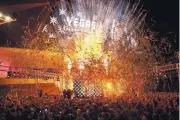  ?? JOHN LOCHER/AP FILE ?? Confetti streams during an event in November that announced that the Las Vegas NHL team will be called the Golden Knights. The expansion draft is today.