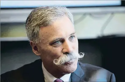  ?? . ?? Chase Carey, màxim mandatari de l’F-1, ahir a Barcelona