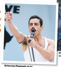  ??  ?? Bohemian Rhapsody se ha posicionad­o fuerte.