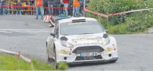  ?? FOTO JOSÉ PARDO ?? El piloto Víctor Senra fue el ganador de la pasa edición de la carrera.