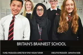  ??  ?? A recent BBC documentar­y titled Britain’sBrainiest­School focused on Cardiff Sixth Form College (CSFC).