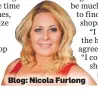  ??  ?? Blog: Nicola Furlong