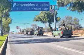  ?? ?? El Ejército reforzó la seguridad en Guanajuato por la violencia