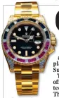  ??  ?? ROLEX: Service would spot fakes