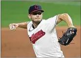  ?? TONY DEJAK ?? Cleveland Indians pitcher Cam Hill delivers during a game against the Chicago White Sox on July 28.