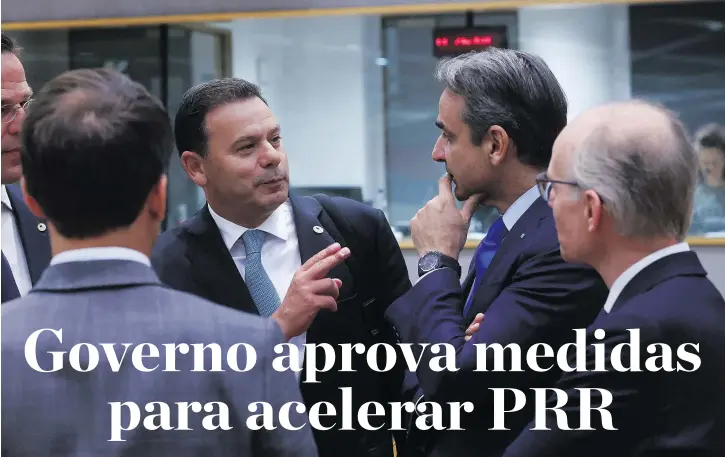  ?? Yves Herman/reuters ?? O primeiro-ministro, Luís Montenegro, estreou-se ontem no Conselho Europeu que debateu o apoio à Ucrânia.