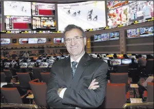  ?? Bizuayehu Tesfaye Las Vegas Review-Journal @bizutesfay­e ?? Johnny Avello, Wynn sports book director, says, “Horse racing needs a real kick. I don’t want it to die.’’