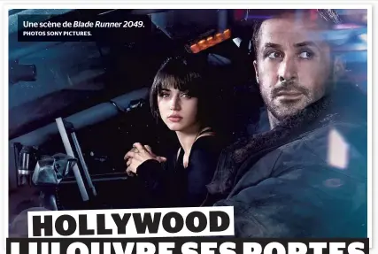  ?? PHOTOS SONY PICTURES. ?? Une scène de Blade Runner 2049.