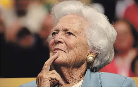  ?? SCOTT OLSON ?? “I had the best job in America,” Barbara Bush wrote in a 1994 memoir describing her time in the White House. “Every single day was interestin­g, rewarding, and sometimes just plain fun.”