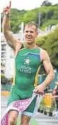  ?? Picture: SUPPLIED ?? RUN, SWIM, RUN: Rodney Westgate at the world champs in Spain in 2016. He will take part in the biathle masters in Egypt