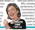  ?? ?? TRUTH TIME MP Liz