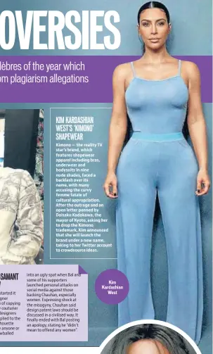 KIM KARDASHIAN WEST'S 'KIMONO' SHAPEWEAR - PressReader