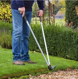  ?? ?? Trim lawn edges to keep your grass tidy and give it a profession­al finish