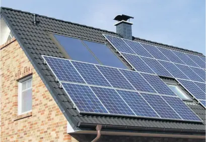  ?? Picture: Cotswold District Council ?? The use of solar panels is one way Cotswold District Council are hoping to reduce carbon emissions across the district