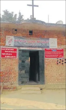  ?? HT PHOTO ?? ▪ The house in Fauladpur village in Ghazipur where prayers take place every Sunday.