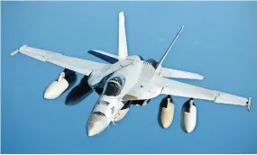  ?? ?? Avión caza F/A18 Super Hornet de la Marina