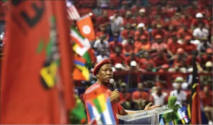  ?? Picture: Itumeleng English/African News Agency (ANA) ?? EPIC FAIL: EFF leader Julius Malema’s statements reflect deep-seated prejudices and ideologica­l confusion within the party, says the writer.