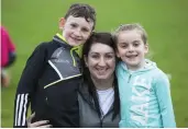  ??  ?? Sean and Ciara Kelly with mum Elaine were enjoying the racing action in IT Sligo.