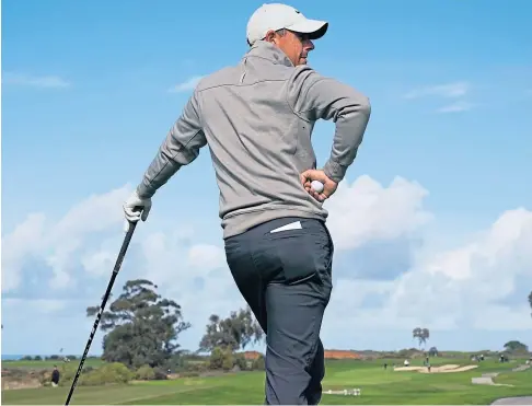  ??  ?? ODD ONE: Rory Mcilroy is “dead wrong” with his comments on the distance study being a “waste of money”.