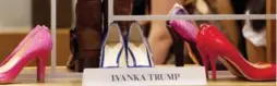  ?? MARK LENNIHAN/THE ASSOCIATED PRESS FILE PHOTO ?? The Trump brand extends to his children. Shoes from the Ivanka Trump collection.