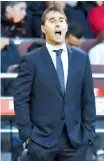  ?? — AFP photo ?? Julen Lopetegui inglorious reign at real Madrid was ended on Monday after just 139 days.