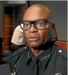  ??  ?? Dallas police chief David Brown has lost his son, former partner and brother to violence.