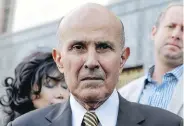  ?? AP ?? Lee Baca leaves the U.S. courthouse in Los Angeles on Wednesday.