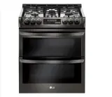  ??  ?? LG’s SmartThinQ appliances can be controlled with voice commands.