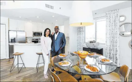  ?? Mona Shield Payne One Las Vegas ?? Marcellus and Pamela Jones, longtime California­ns and loyal NFL Raiders fans, relocated to Nevada and purchased their dream home at One Las Vegas.