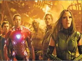  ?? Marvel Studios ?? THE GIGANTIC success of Disney’s “Avengers: Infinity War” was a harbinger of a summer box office season ruled by superhero sequels and franchise reboots.