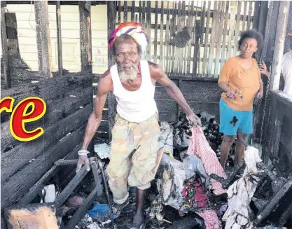  ??  ?? Houses once stood in this area but they were burnt to the ground by a fire in 2018. Prime Minister Andrew Holness last Friday broke ground for the constructi­on of 12 houses for the fire victims.