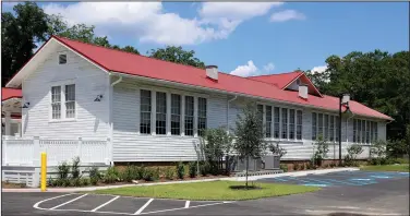  ?? ?? A restored Rosenwald School is shown July 11 in St. George, S.C.