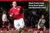  ??  ?? Wayne Rooney kunde fira sin första ligatitel med Manchester United.